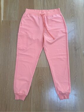 Pale Orange Jogger Scrubs